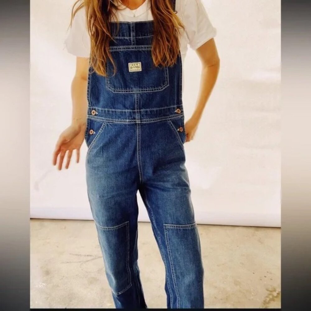 Hey Gang Kneepatch Overalls - size 1